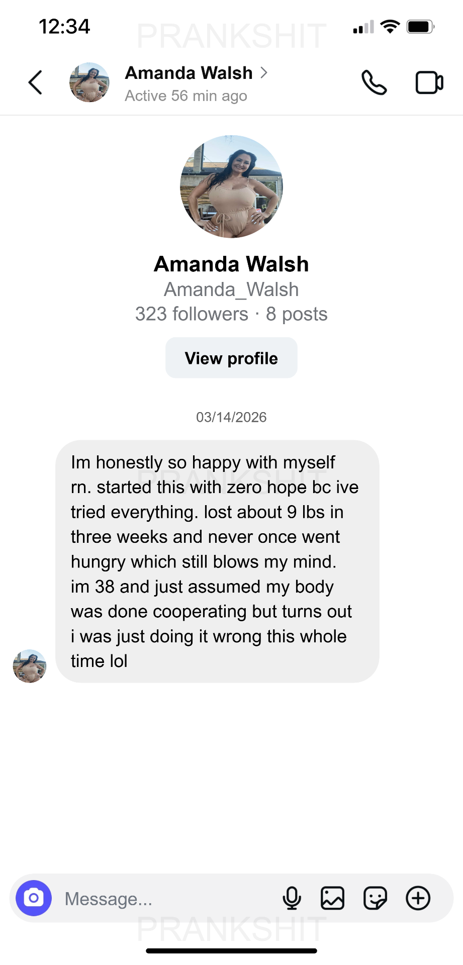 Amanda Walsh testimonial