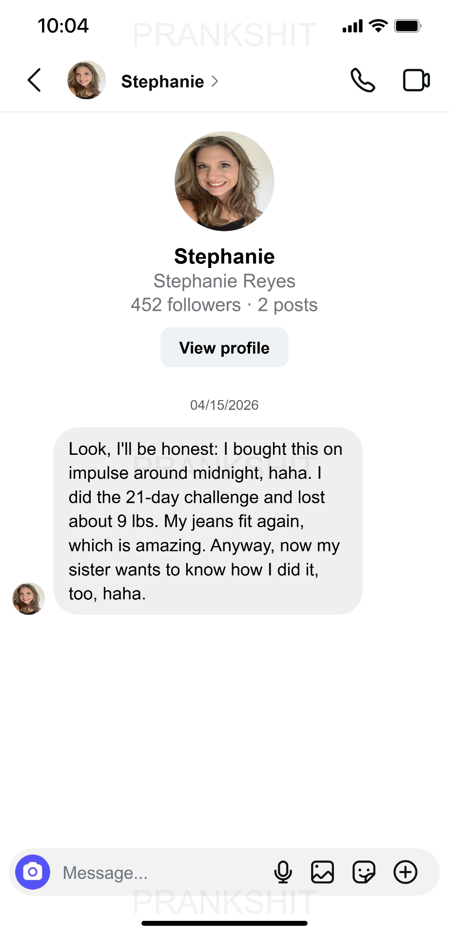 Stephanie testimonial